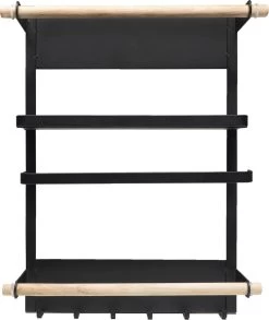 QUVIO Keukenrekje Van Metaal Magnetisch - Kruidenrek - Keuken Opbergrek Voor Kruiden, Handdoeken En Opscheplepels - Zwart 13 QUVIO Keukenrekje Van Metaal Magnetisch - Kruidenrek - Keuken Opbergrek Voor Kruiden, Handdoeken En Opscheplepels - Zwart -Voedselopslag Winkel 1011x1200 1