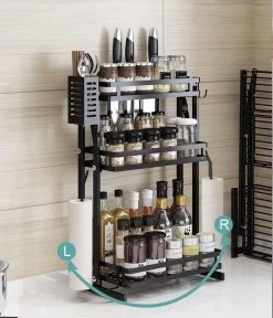 TammaT - Kruidenrek - Kruidenrek Staand - Inklapbare Keukenrek - 3-laags 35x21x56,5CM - Keuken Organizer - Aanrecht Organizer - Keuken Opslag - Roestvrij Staal - Opbergrek - Keuken Organizers - Roestvrij En Krasvrij 20 TammaT - Kruidenrek - Kruidenrek Staand - Inklapbare Keukenrek - 3-laags 35x21x56,5CM - Keuken Organizer - Aanrecht Organizer - Keuken Opslag - Roestvrij Staal - Opbergrek - Keuken Organizers - Roestvrij En Krasvrij -Voedselopslag Winkel 1030x1200