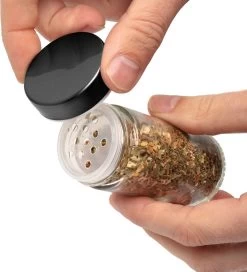 Pazzo Goods - Kruidenrek Staand - Kruidenrek Met Potjes - Zwart - RVS - Kruidenrek Draaibaar - 20 Kruidenpotjes - Inclusief Stickers & Stift - Kruiden Carrousel -Voedselopslag Winkel 1089x1200 1