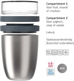 Mepal – Isoleer Lunchpot Ellipse – Houdt Je Eten 6-8 Uur Warm En 12 Uur Koud – Nordic Denim – 2 Compartimenten – Soep Beker To Go – Yoghurt Beker Muesli - Thermos Lunchbox 15 Mepal – Isoleer Lunchpot Ellipse – Houdt Je Eten 6-8 Uur Warm En 12 Uur Koud – Nordic Denim – 2 Compartimenten – Soep Beker To Go – Yoghurt Beker Muesli - Thermos Lunchbox -Voedselopslag Winkel 1108x1200