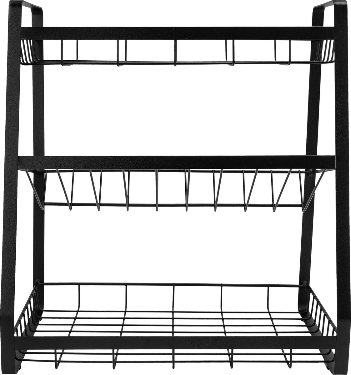 QUVIO Kruidenrek - Keukenrek Staand - Keukenrekje - Keukenrek - Aanrecht Organizer - Metaal - 19 X 35 X 38 Cm 6 QUVIO Kruidenrek - Keukenrek Staand - Keukenrekje - Keukenrek - Aanrecht Organizer - Metaal - 19 X 35 X 38 Cm - Afbeelding 6