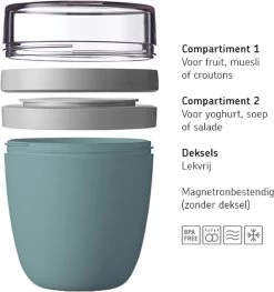 Mepal – Limited Edition Lunchpot Ellipse – Praktische Muesli Beker To Go – Lemon Vibe – Geschikt Voor Vriezer, Magnetron En Vaatwasser- Onbeperkt Genieten -Voedselopslag Winkel 1126x1200 4
