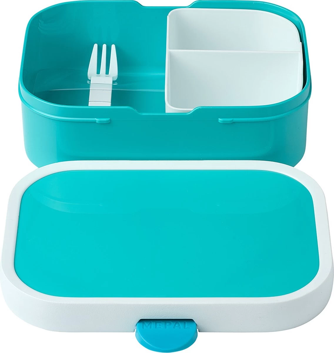 Mepal – Waterfles + Lunchbox + Fruitbox Campus – Turquoise – Drinkfles Voor Kinderen – Broodtrommel – Fruitbakje – Giftset 2 Mepal – Waterfles + Lunchbox + Fruitbox Campus – Turquoise – Drinkfles Voor Kinderen – Broodtrommel – Fruitbakje – Giftset - Afbeelding 2