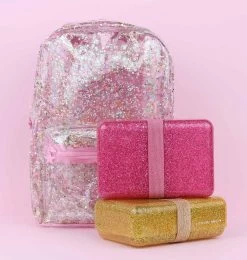 Lunch Box: Glitter - Roze | A Little Lovely Company -Voedselopslag Winkel 1142x1200 20