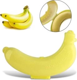 2 X Bananen Bewaardoos - Bananenhouder - Bananen Beschermer - Bananendoos Kinderen -Bananen Box
