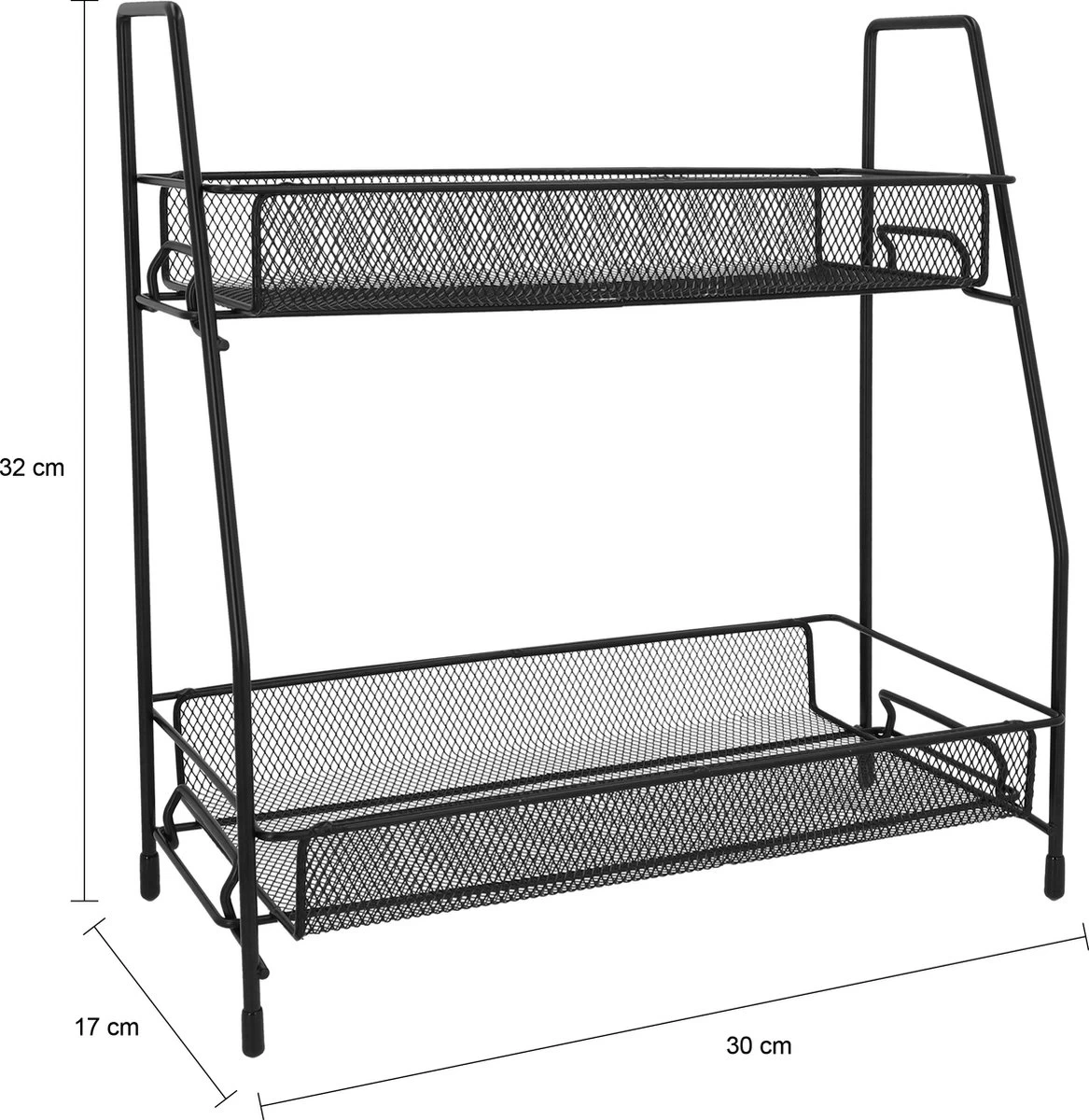 QUVIO Kruidenrekken Staal - Kruidenrek Staand - Kruidenrekken Zwart - Opbergrek - Opbergrekken Breedte Van 25 Tot 50 Cm - Opbergrek Zwart - Keukenrek - Keukenrek Staand 2 Laags - Zwart - Metaal 5 QUVIO Kruidenrekken Staal - Kruidenrek Staand - Kruidenrekken Zwart - Opbergrek - Opbergrekken Breedte Van 25 Tot 50 Cm - Opbergrek Zwart - Keukenrek - Keukenrek Staand 2 Laags - Zwart - Metaal - Afbeelding 5