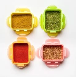 Lock&Lock (mini) Vershoudbakjes Set Met Deksel - Snackdoosjes - Snackbox - Set Van 4 Stuks - Kinderen - Lekvrij - BPA Vrij - Klein - 180 Ml - Multicolor -Voedselopslag Winkel 1182x1200 3