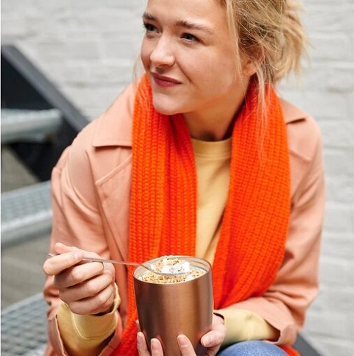 Mepal – Isoleer Lunchpot Ellipse – Houdt Je Eten 6-8 Uur Warm En 12 Uur Koud – Rose Gold – 2 Compartimenten – Soep Beker To Go – Yoghurt Beker Muesli - Thermos Lunchbox 7 Mepal – Isoleer Lunchpot Ellipse – Houdt Je Eten 6-8 Uur Warm En 12 Uur Koud – Rose Gold – 2 Compartimenten – Soep Beker To Go – Yoghurt Beker Muesli - Thermos Lunchbox - Afbeelding 7