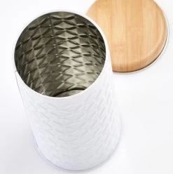 2x Bewaar/voorraad Blikken Koffiepads Wit 18 X 7,5 Cm 1 Liter -Voedselopslag Winkel 1195x1200 4