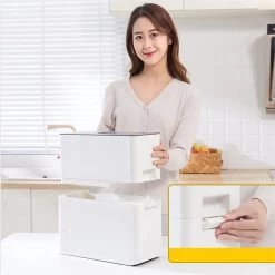 Merkloos TDR-Japans Rijst/Granen Container/Dispenser/ Opbergdoos - 6KG Inhoud - Wit 25 Merkloos TDR-Japans Rijst/Granen Container/Dispenser/ Opbergdoos - 6KG Inhoud - Wit -Voedselopslag Winkel 1198x1200 2