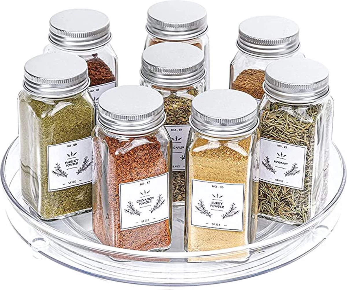 Merkloos Kruidenrek Draaibaar - Transparant - Diameter 23,5 Cm - Multifunctioneel Draaiplateau 1 Merkloos Kruidenrek Draaibaar - Transparant - Diameter 23,5 Cm - Multifunctioneel Draaiplateau