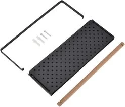 Merkloos Kruidenrek Zwart - Multifunctioneel Ophangbaar Keukenrek - Keukenrolhouder Zwart - Multifunctioneel Kruidenrek - Magnetisch Kruidenrek - Keuken Organizer - Koelkast Rek -Voedselopslag Winkel 1200x1023 1