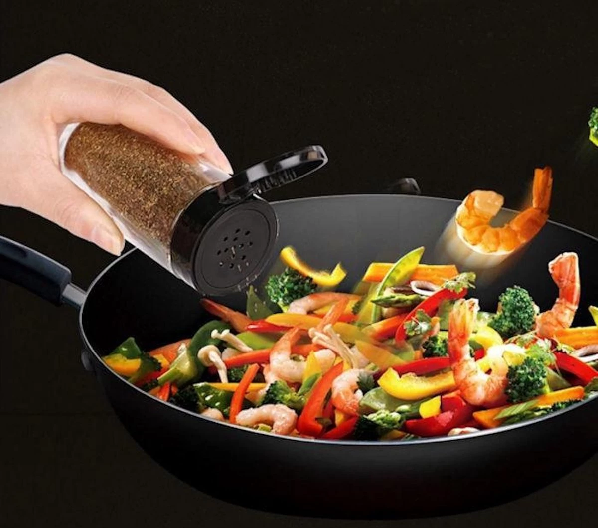 Merkloos Decopatent® Kruidenrek Incl. 16 Glazen Kruiden Potjes - Rvs Strooideksel - Staand Kruiden & Specerijen Rek - Kruidenpotjes Glas 2 Merkloos Decopatent® Kruidenrek Incl. 16 Glazen Kruiden Potjes - Rvs Strooideksel - Staand Kruiden & Specerijen Rek - Kruidenpotjes Glas - Afbeelding 2