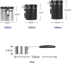 Koffiebonen Opbergbus- Koffiebonen Bewaren - Nieuw Voedsel Bewaren - Kitchen Merchandise - Vooraadbus - Bewaardozen - Kitchen Merchandise - 1.8L Vooraadpot - Voorraadpotten - Gebroken Wit Kleur - Opslagtank Voor Gedroogd Fruit- Opslag Van Koffiebonen 13 Koffiebonen Opbergbus- Koffiebonen Bewaren - Nieuw Voedsel Bewaren - Kitchen Merchandise - Vooraadbus - Bewaardozen - Kitchen Merchandise - 1.8L Vooraadpot - Voorraadpotten - Gebroken Wit Kleur - Opslagtank Voor Gedroogd Fruit- Opslag Van Koffiebonen -Voedselopslag Winkel 1200x1071 1