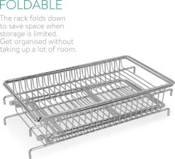 Navaris Stalen Kruidenrekje 2 Laags - Kruidenrek Staand - Rek Voor Kruidenpotjes En Glaasjes - Multifunctionele Organizer Voor Keuken En Badkamer -Voedselopslag Winkel 1200x1087