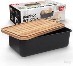 Gadgy Broodtrommel Met Bamboe Deksel – Brooddoos Met Snijplank - 36x19.5x11.5 Cm- Zwart 16 Gadgy Broodtrommel Met Bamboe Deksel – Brooddoos Met Snijplank - 36x19.5x11.5 Cm- Zwart -Voedselopslag Winkel 1200x1091 1