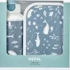 Mepal – Lunchset Campus (pu + Lb) - Ocean – Pop-up Drinkfles En Broodtrommel Voor Kinderen – Little Dutch