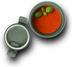 Curver Lunch & Go Beker - Magnetronbestendig - Lunchbeker – Muesli Beker - Soepbeker - Yoghurt Beker To Go – LunchBox - KoffieBeker - Salade Lunchbox - 0,6l – Groen -Voedselopslag Winkel 1200x1113 2