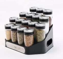 Merkloos Decopatent® Kruidenrek Incl. 16 Glazen Kruiden Potjes - Rvs Strooideksel - Staand Kruiden & Specerijen Rek - Kruidenpotjes Glas 13 Merkloos Decopatent® Kruidenrek Incl. 16 Glazen Kruiden Potjes - Rvs Strooideksel - Staand Kruiden & Specerijen Rek - Kruidenpotjes Glas -Voedselopslag Winkel 1200x1116 1