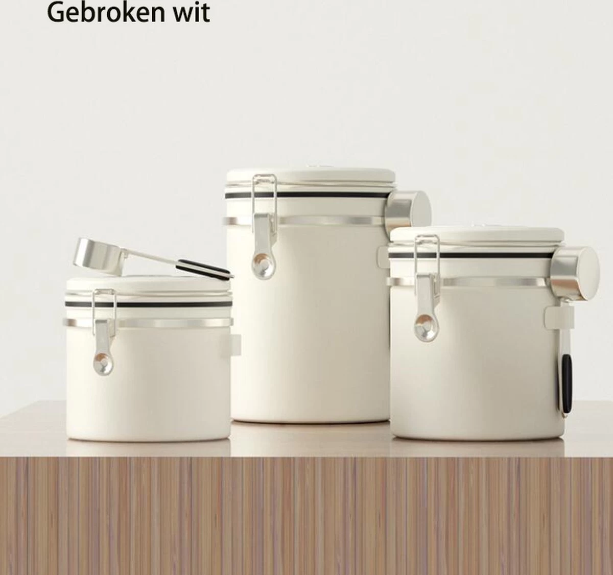 Koffiebonen Opbergbus- Koffiebonen Bewaren - Nieuw Voedsel Bewaren - Kitchen Merchandise - Vooraadbus - Bewaardozen - Kitchen Merchandise - 1.8L Vooraadpot - Voorraadpotten - Gebroken Wit Kleur - Opslagtank Voor Gedroogd Fruit- Opslag Van Koffiebonen 5 Koffiebonen Opbergbus- Koffiebonen Bewaren - Nieuw Voedsel Bewaren - Kitchen Merchandise - Vooraadbus - Bewaardozen - Kitchen Merchandise - 1.8L Vooraadpot - Voorraadpotten - Gebroken Wit Kleur - Opslagtank Voor Gedroogd Fruit- Opslag Van Koffiebonen - Afbeelding 5