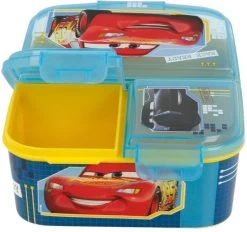 CARS Lunchbox - 3 Vakken - Disney Cars Broodtrommel -Voedselopslag Winkel 1200x1126