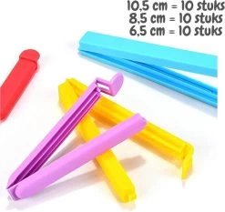 Vershoudclips - 30 Stuks - Vershoud Knijpers - Afsluitclips - Zakklemmen - Zaksluiter - Afsluiter Klemmen -Voedselopslag Winkel 1200x1131 3