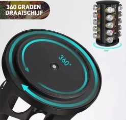 Merkloos Draaibaar Kruidenrek Met 20 Kruidenpotjes - Kruidenrek Staand - Aanrecht Organiser - Glazen Potjes Met Deksel - Inclusief 32 Etiketten En 1 Uitwisbare Stift - Ronde Afwerking - Zwart 12 Merkloos Draaibaar Kruidenrek Met 20 Kruidenpotjes - Kruidenrek Staand - Aanrecht Organiser - Glazen Potjes Met Deksel - Inclusief 32 Etiketten En 1 Uitwisbare Stift - Ronde Afwerking - Zwart -Voedselopslag Winkel 1200x1136