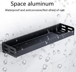 Merkloos TDR - Kruidenrek - Ophangbaar - Inclusief 6 Verplaatsbare Haken Voor Keukengereedschap - 50 Cm - Zwart -Voedselopslag Winkel 1200x1137