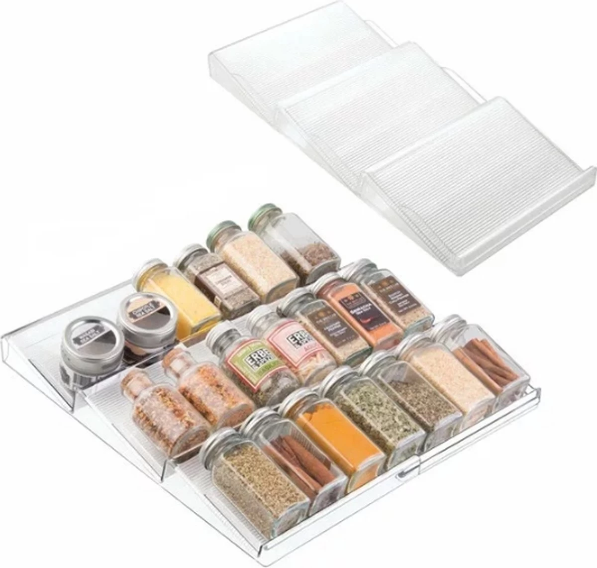 Merkloos Kruidenrek Lade - Kruiden Organizer - Kruidenrek Uitschuifbaar - Lade Organizer - Kruiden Opbergen Lade - Kruidenrekje Schuif - Min. 20x42 Max. 40x42 1 Merkloos Kruidenrek Lade - Kruiden Organizer - Kruidenrek Uitschuifbaar - Lade Organizer - Kruiden Opbergen Lade - Kruidenrekje Schuif - Min. 20x42 Max. 40x42