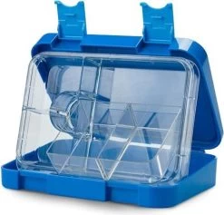 Klarstein Schmatzfatz Junior Lunchbox 6 Vakken - Bento - Vershouddoos 21,3 X 15 X 4,5 Cm (BxHxD) - BPA-vrij - Vaatwasserbestendig -Voedselopslag Winkel 1200x1149