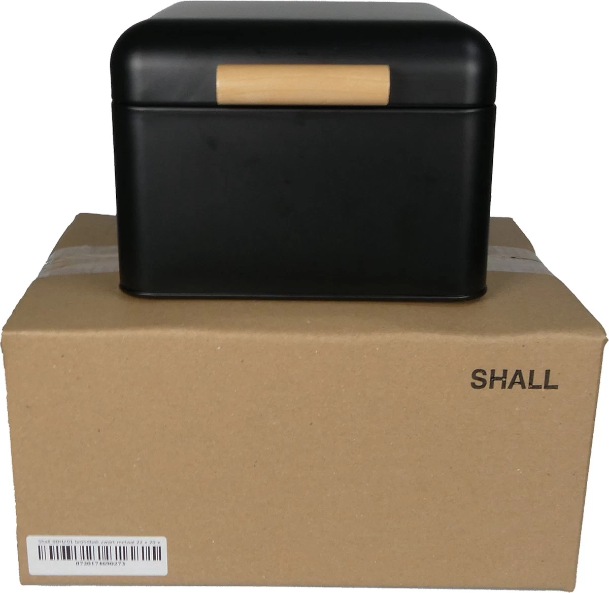 Shall BBHZ01 Broodbak Zwart Metaal 1 Shall BBHZ01 Broodbak Zwart Metaal