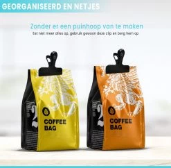 Bangosa® Vershoudclips - Afsluitclips - Vershoud Knijpers -Zaksluiter - Vershoudklemmen - RVS - 10 Stuks -Voedselopslag Winkel 1200x1177