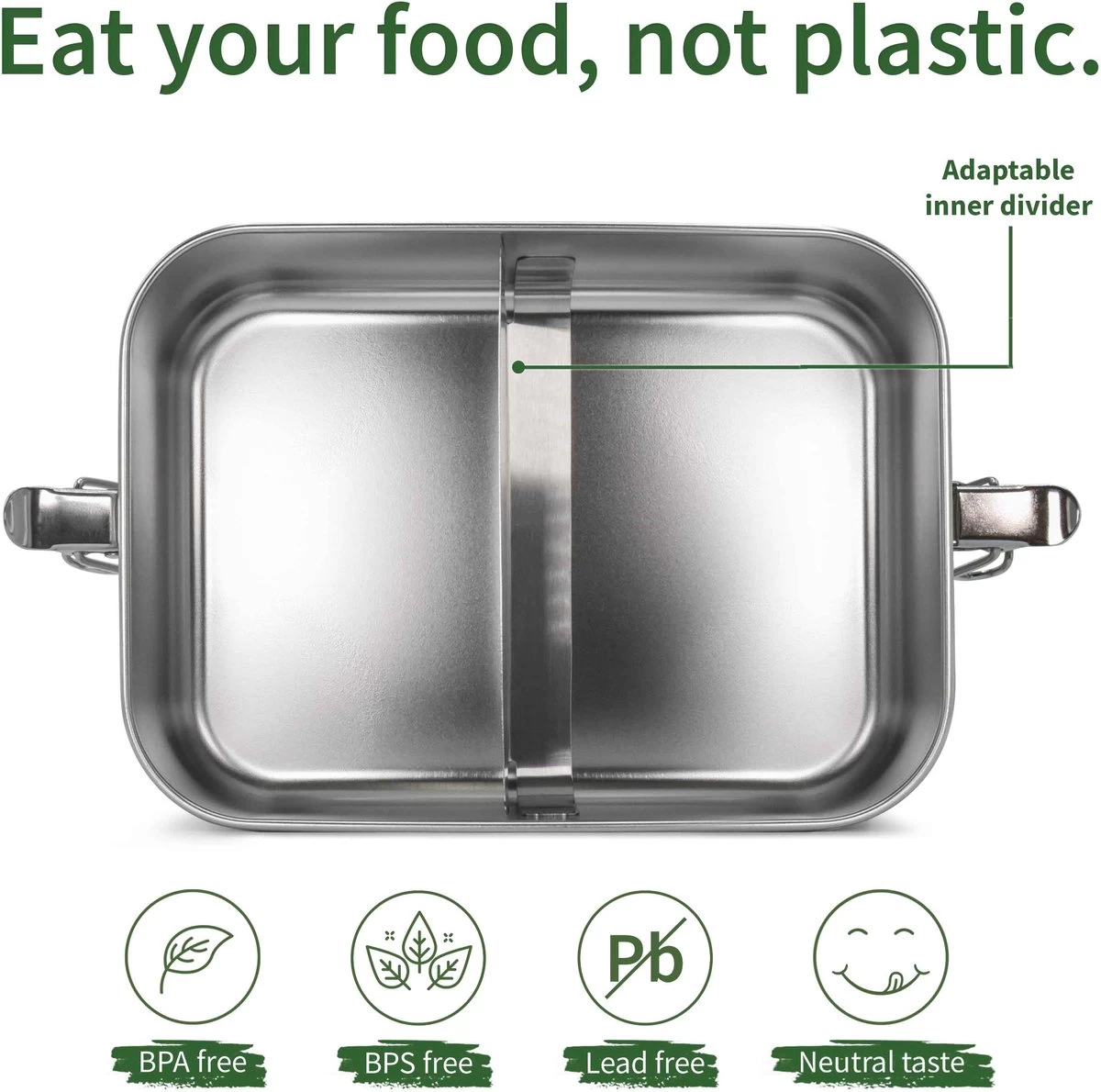 Bamboe Lunch Box 1400 Ml | Broodbox | Ecologisch | Roestvrijstalen Lunchbox | Bentobox No Leak | Smaakloos | Bamboe Grote Broodtrommel | Lunchbox Volwassenen | Lunchbox RVS Bamboe | Bambaw 4 Bamboe Lunch Box 1400 Ml | Broodbox | Ecologisch | Roestvrijstalen Lunchbox | Bentobox No Leak | Smaakloos | Bamboe Grote Broodtrommel | Lunchbox Volwassenen | Lunchbox RVS Bamboe | Bambaw - Afbeelding 4