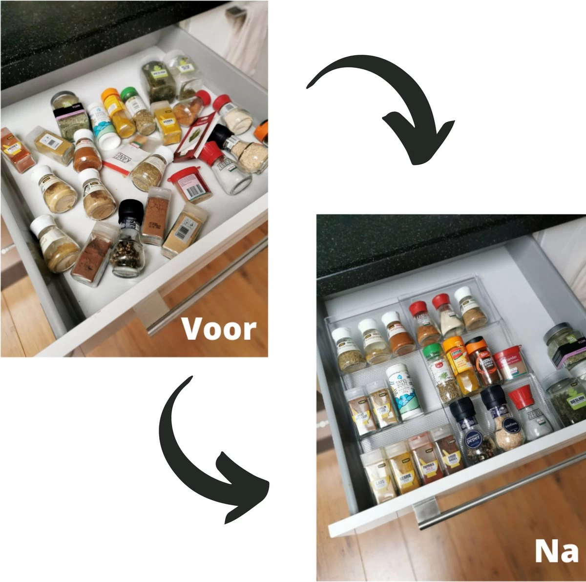 Merkloos Kruidenrek Lade - Kruiden Organizer - Kruidenrek Uitschuifbaar - Lade Organizer - Kruiden Opbergen Lade - Kruidenrekje Schuif - Min. 20x42 Max. 40x42 5 Merkloos Kruidenrek Lade - Kruiden Organizer - Kruidenrek Uitschuifbaar - Lade Organizer - Kruiden Opbergen Lade - Kruidenrekje Schuif - Min. 20x42 Max. 40x42 - Afbeelding 5