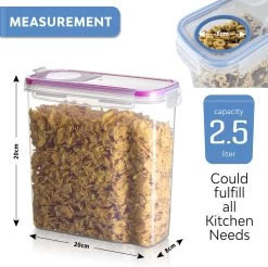 TNM Luxe Luchtdichte Voorraadbussen Set (4x2,5L) – Voorraadpotten - 4 Kleuren -Voedselopslag Winkel 1200x1193 3