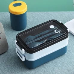 Lunchbox - Meal Prep Bakjes - Lunch Box Met Deksel - Meal Prep – Bento Box - Lunchtrommel Met Bestek Blauw 24 Lunchbox - Meal Prep Bakjes - Lunch Box Met Deksel - Meal Prep – Bento Box - Lunchtrommel Met Bestek Blauw -Voedselopslag Winkel 1200x1200 20