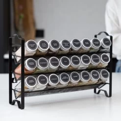 Deleca Kruidenrek Organizer Met 24 Kruidenpotjes - Vierkant - Strooideksel & Labels - Ophangbaar Of Staand - Industrieel / Zwart 26 Deleca Kruidenrek Organizer Met 24 Kruidenpotjes - Vierkant - Strooideksel & Labels - Ophangbaar Of Staand - Industrieel / Zwart -Voedselopslag Winkel 1200x1200 239