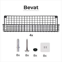 Friendly Kitchen Ophangbaar Kruidenrek - 4 Kruidenrekjes Voor Totaal 32 Kruidenpotjes - Spice Rack - Staal - Zwart 8 Friendly Kitchen Ophangbaar Kruidenrek - 4 Kruidenrekjes Voor Totaal 32 Kruidenpotjes - Spice Rack - Staal - Zwart -Voedselopslag Winkel 1200x1200 266