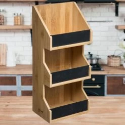 Merkloos Decopatent® 3 Laags Keuken Opbergrek - Staand Rek 3 Etages - Keukenrek - Bamboe Hout - Etagere Rek - Kruidenrek - Keuken Organizer 5 Merkloos Decopatent® 3 Laags Keuken Opbergrek - Staand Rek 3 Etages - Keukenrek - Bamboe Hout - Etagere Rek - Kruidenrek - Keuken Organizer -Voedselopslag Winkel 1200x1200 277
