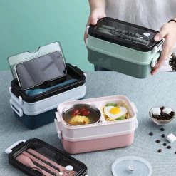 Lunchbox - Meal Prep Bakjes - Lunch Box Met Deksel - Meal Prep – Bento Box - Lunchtrommel Met Bestek Blauw 34 Lunchbox - Meal Prep Bakjes - Lunch Box Met Deksel - Meal Prep – Bento Box - Lunchtrommel Met Bestek Blauw -Voedselopslag Winkel 1200x1200 29