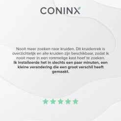 Merkloos Coninx Kruidenrek KR3000 - Ophangbaar - 32 Kruidenpotjes - 4 Laags 18 Merkloos Coninx Kruidenrek KR3000 - Ophangbaar - 32 Kruidenpotjes - 4 Laags -Voedselopslag Winkel 1200x1200 377