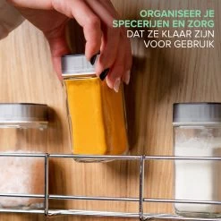 Merkloos Coninx Kruidenrek KR3000 - Ophangbaar - 32 Kruidenpotjes - 4 Laags 19 Merkloos Coninx Kruidenrek KR3000 - Ophangbaar - 32 Kruidenpotjes - 4 Laags -Voedselopslag Winkel 1200x1200 378