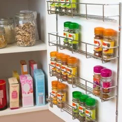KitchenBrothers Ophangbaar Kruidenrek Voor 32 Kruidenpotjes - Spice Rack – Keuken Rek - Kruiden Organizer - Specerijen Opbergen - 4 Laags - 40 X 6.3 X 50 Cm - RVS 9 KitchenBrothers Ophangbaar Kruidenrek Voor 32 Kruidenpotjes - Spice Rack – Keuken Rek - Kruiden Organizer - Specerijen Opbergen - 4 Laags - 40 X 6.3 X 50 Cm - RVS -Voedselopslag Winkel 1200x1200 381