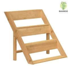 Merkloos Decopatent® Kruidenrekje Staand - Kruidenrek Voor 16 Tot 20 Kruidenpotjes - Hout - 4 Laags -Voedselopslag Winkel 1200x1200 391