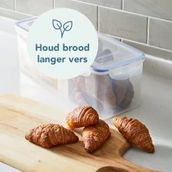 Lock&Lock Vershouddoos Voor Brood - Brooddoos - Broodtrommel - Brood Bewaren - Opbergdoos - Bewaardoos Met Deksel - 100% Luchtdicht - BPA Vrij - 5 Liter - Transparant 12 Lock&Lock Vershouddoos Voor Brood - Brooddoos - Broodtrommel - Brood Bewaren - Opbergdoos - Bewaardoos Met Deksel - 100% Luchtdicht - BPA Vrij - 5 Liter - Transparant -Voedselopslag Winkel 1200x1200 440