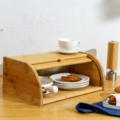 Merkloos Decopatent® Broodtrommel Met Rolluik - Bamboe Houten Brooddoos Met Schuifdeksel - Broodtrommel - Brood Bewaren En Vers Houden 13 Merkloos Decopatent® Broodtrommel Met Rolluik - Bamboe Houten Brooddoos Met Schuifdeksel - Broodtrommel - Brood Bewaren En Vers Houden -Voedselopslag Winkel 1200x1200 454