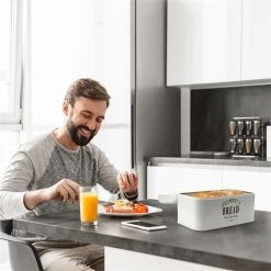 Delaware Broodtrommel Metaal 30 X 16 X 20,5 Cm Klapdeksel Ventilatiegaten 10 Delaware Broodtrommel Metaal 30 X 16 X 20,5 Cm Klapdeksel Ventilatiegaten -Voedselopslag Winkel 1200x1200 490