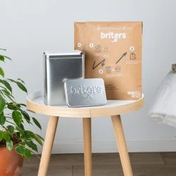 Briters Bewaarblik Origineel - Voor 200 Briters Wasstrips - Gemaakt In Nederland - Aluminium - 100% Recyclebaar - 10 Jaar Garantie -Voedselopslag Winkel 1200x1200 525