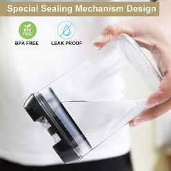 IGOODS - Voorraadpotten - Voorraaddozen- Voorraadboxen 7 Stuks - Met Zwarte Deksel -Voedselopslag Winkel 1200x1200 536