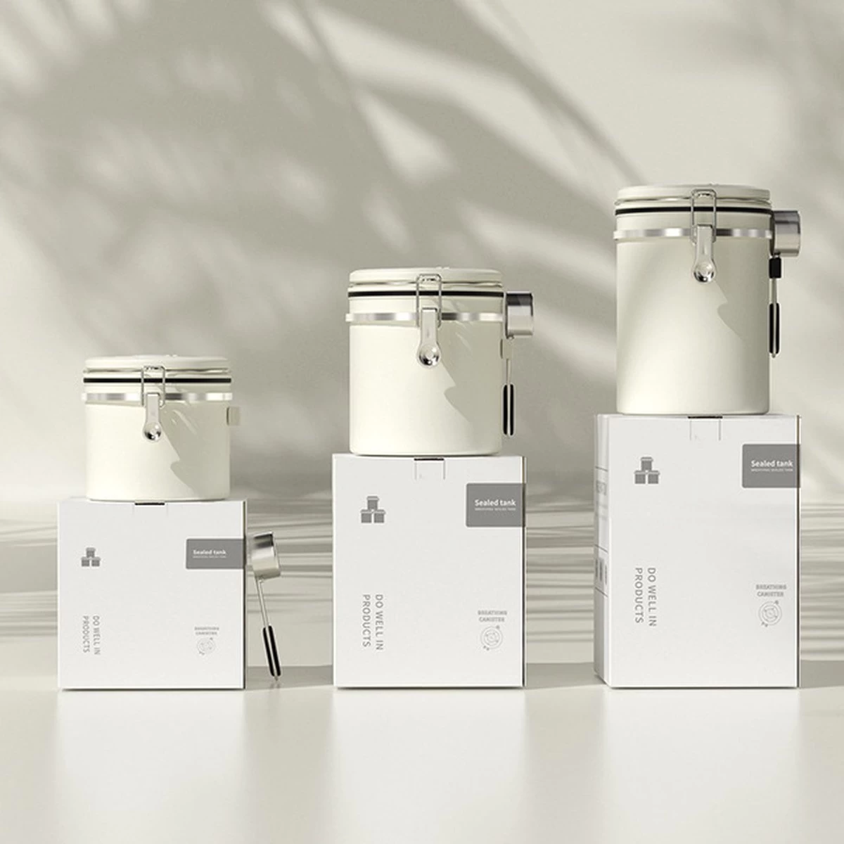 Koffiebonen Opbergbus- Koffiebonen Bewaren - Nieuw Voedsel Bewaren - Kitchen Merchandise - Vooraadbus - Bewaardozen - Kitchen Merchandise - 1.8L Vooraadpot - Voorraadpotten - Gebroken Wit Kleur - Opslagtank Voor Gedroogd Fruit- Opslag Van Koffiebonen 1 Koffiebonen Opbergbus- Koffiebonen Bewaren - Nieuw Voedsel Bewaren - Kitchen Merchandise - Vooraadbus - Bewaardozen - Kitchen Merchandise - 1.8L Vooraadpot - Voorraadpotten - Gebroken Wit Kleur - Opslagtank Voor Gedroogd Fruit- Opslag Van Koffiebonen